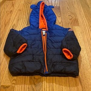 baby GAP blue and orange coat